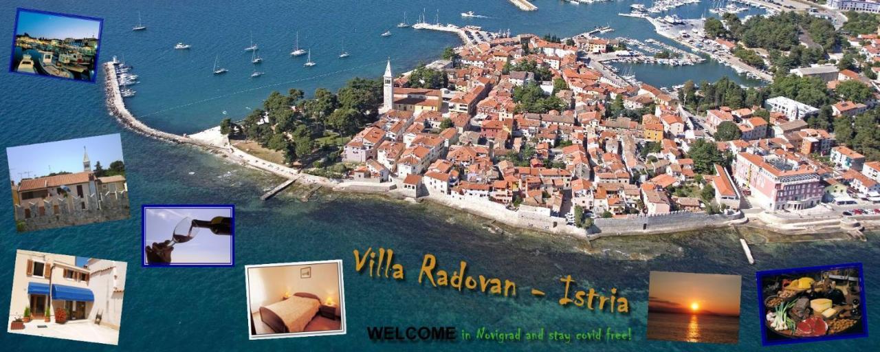 Villa Radovan Novigrad Istria Buitenkant foto